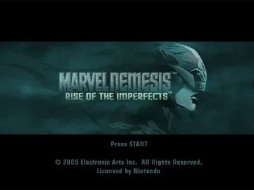 Marvel Nemesis - Rise of the Imperfects screen shot title